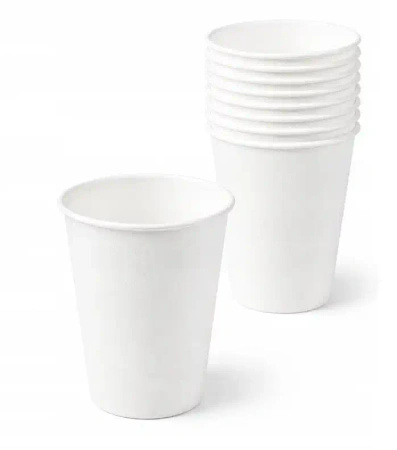 Sugarcane Cups, White, 300 ml, 50 pcs