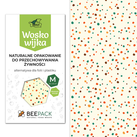 Woskowijka "Groszki" rozmiar "M" 25 x 25 cm 1 szt.