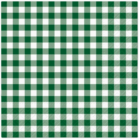 2-ply napkins Gingham Dark 33 x 33 cm, 50 pcs