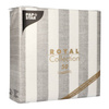 Royal Collection Lines white-gray 1/4 3W napkins 40 x 40 cm 50 pcs.