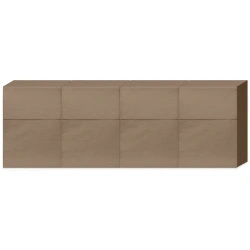 1-ply napkins, kraft, for dispenser, Clarina 17 x 17 cm, 400 pcs.