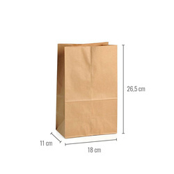 Paper bag 18 x 11 x 26.5 cm 500 pcs.