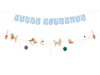 Baner papierowy "Happy Birthday Pieski", 2,1 m, 1 szt.