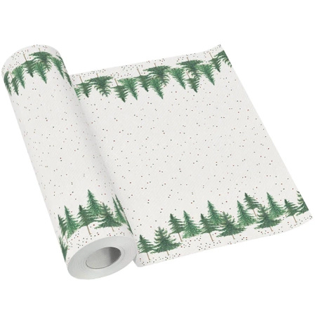 PREMIUM paper runner in roll, "Conifer Forest", 40 cm x 24 m 1 pcs.