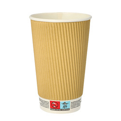 Corrugated kraft paper cup 450 ml, ¶. 90 mm 25 pcs.