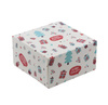 Christmas cardboard boxes 13 x 13 x 7 cm 20 pcs.