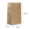 Paper bag 21,5 x 12 x 30,5 cm 525 pcs.