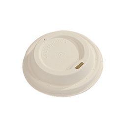 Lid made of sugar cane for cup diameter 90 mm 50 pcs.