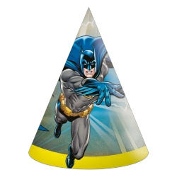 Paper Party Hats Batman, 6 pcs