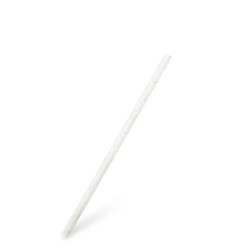 Reusable biocomposite straws white 8/210 mm 100 pcs