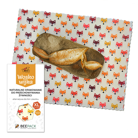 Waxwork "Foxes" size "XL" 40 x 48 cm 1 pcs.