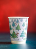 Christmas paper cup 350 ml, ¶. 90 mm 25 pcs.