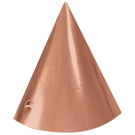 Paper Party Hats Rose Party 6 pcs