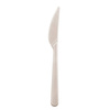 Knives with Mater-Bi beige 17,5 cm 25 pcs. 