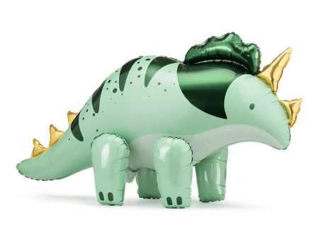 Balon foliowy stojący "Triceratops - Dinozaur" 101 x 60,5 cm, 1szt.