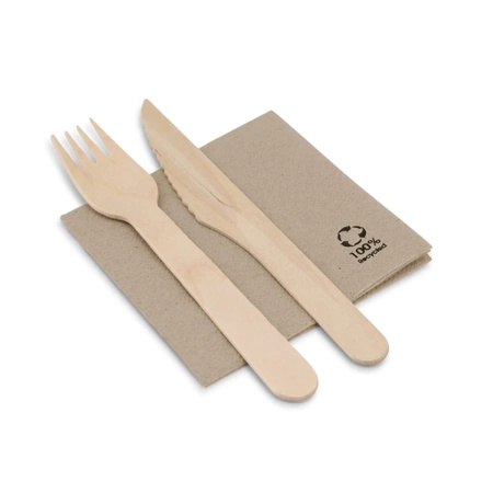 2-ply napkins, embossed, "Recycled" 20 x 20 cm 100 pcs.