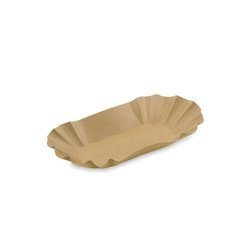 Deep kraft paper tray 17.5 x 10.5 x 3 cm 250 pcs.