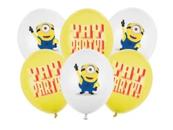 Balony lateksowe "Minionki", mix 30 cm, 6 szt.