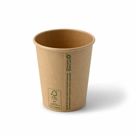 Paper cup kraft dispersion 250 ml, 80 mm dia, 50 pcs.