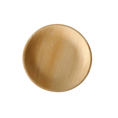 Palm leaf plate round 18,5 x 2,5 cm 6 pcs.