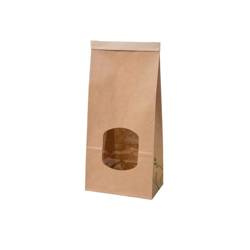 PLA window paper bag, 2500 ml, 11.5 x 7 x 25 cm 50 pcs.