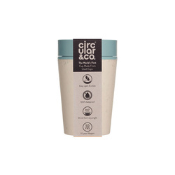 Circular 227 ml reusable mug Cream & Distant Blue, 1 pc.