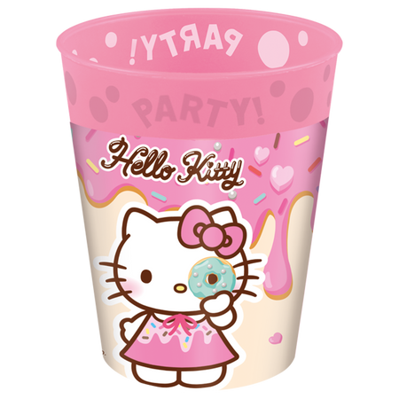 Reusable Cups "Hello Kitty & Kuromi" 250 ml, 4 pcs.