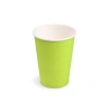 Kubek papierowy, Zielony / Limonkowy, śr. 74 mm, 240 ml, 10 szt.