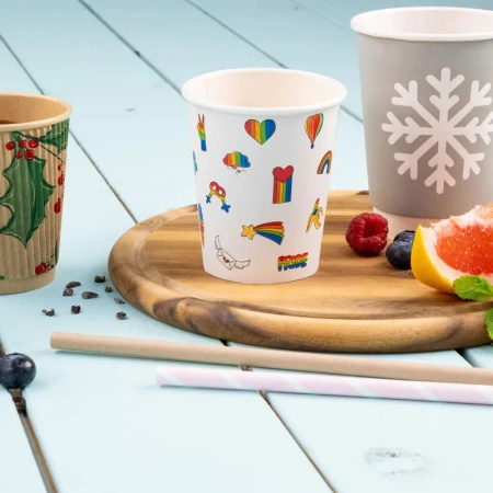 Paper cup dispersion "Pride" 250 ml, ¶. 80 mm 50 pcs.