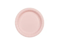 Paper Plates "Light Pink", 18 cm, 6 pcs