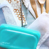 Stasher Snack Aqua silicone bag 1 piece.