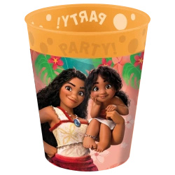 Kubki wielorazowe "Vaiana" 250 ml, 4 szt.