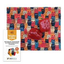 Waxwork "Cats" size "XL" 40 x 48 cm 1 pcs.