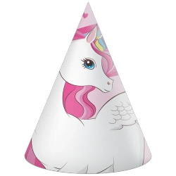 Paper Party Hats Unicorn 6 pcs
