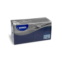 2-ply Navy blue napkins 1/4 fold 24 x 24 cm, 250 pcs.