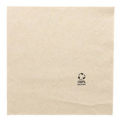 "Recycled" 2-ply napkins, paper pack 33 x 33 cm 100 pcs.