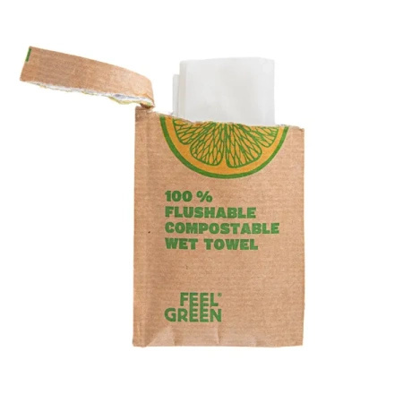 Wet wipes 100% Flushable 7 x 10 cm 300 pcs.