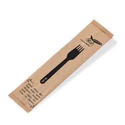 Wooden forks individually packed 16 cm 100 pcs.