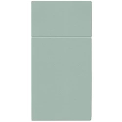 Premium Airlaid cutlery bags-serviettes, green, 40 x 40 cm 25 pcs.