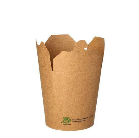 Kraft snack box 470 ml 9.8 x 8.2 x 7 cm 25 pcs.
