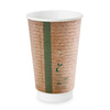 Kubek papierowy dwuściankowy kraft 450 ml, śr. 90 mm 20 szt.