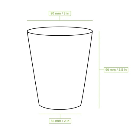 Paper cup dispersion "Pride" 250 ml, ¶. 80 mm 50 pcs.