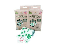 Dog poop bags 24.5 x 31.5 cm 90 pcs.
