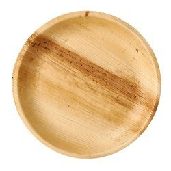 Palm leaf plate round 23 x 2.5 cm 25 pcs.