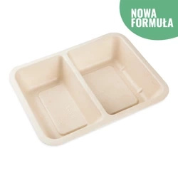 Cane sealing container, bipartite, NEW FORMULA, 22.8 x 17.9 x 5 cm 50 pcs.