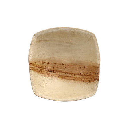 Palm leaf bowl "Quadrato" 14 x 14 x 4 cm 200 ml 25 pcs.