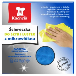 Ściereczka do szyb i luster z mikrowłókna, Kuchcik 1 szt.