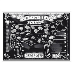 Paper placemats "Steak House" 31 x 43 cm 500 pcs.