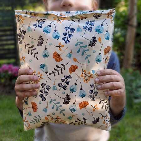 Beeswax bags “Twigs” L 23×32 cm, 1 pc