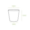Paper cup black dispersion 120 ml, ¶. 62 mm 50 pcs.